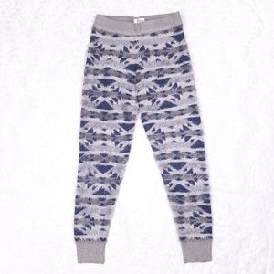 Urban Outfitters Out from Under soft cozy tribal eyelash knit jogger pants